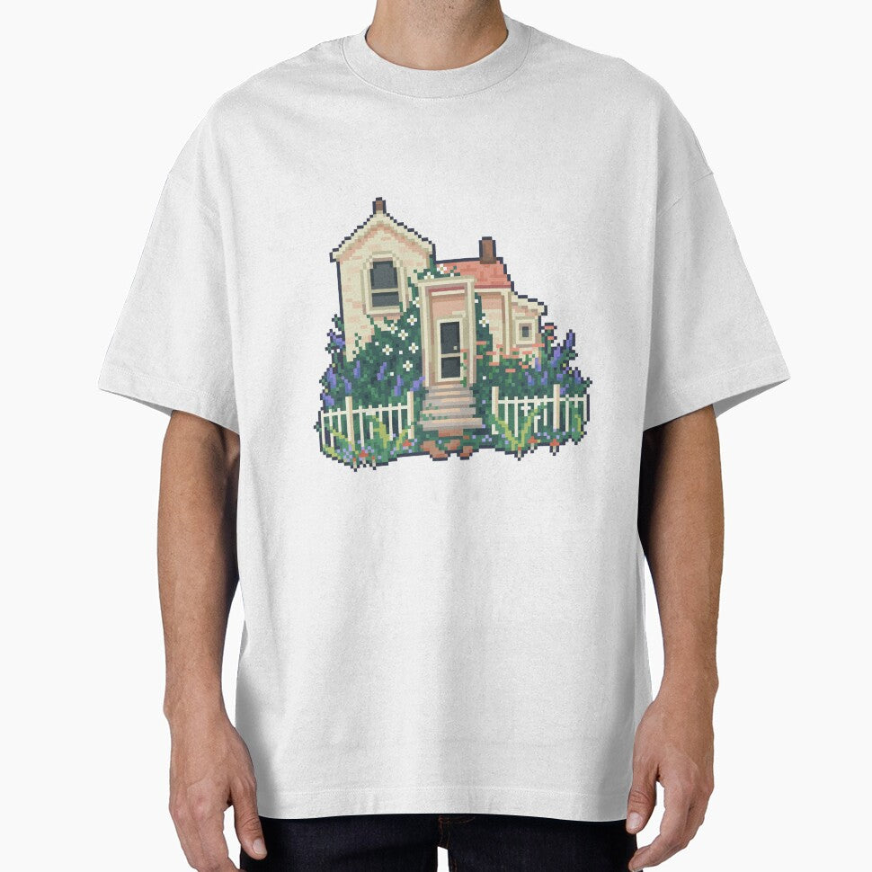 Cottage Pixel Art 2! by LankyPng T-Shirts, Hoodie, Sweatshirt | BlankRebels.com (Image 1)