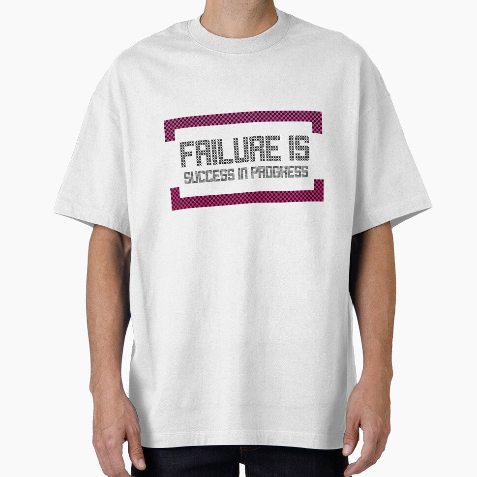 FAILURE IS SUCCESS IN PROGRESS. MOTIVATIONAL QUOTE STICKER by SuccessfulVibes T-Shirts, Hoodie, Sweatshirt (Image 1)