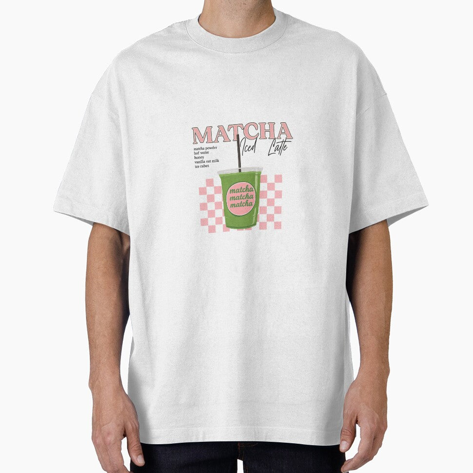 Matcha Iced Latte Aesthetic – Green Tea Drink Design by CapyToon T-Shirts, Hoodie, Sweatshirt | BlankRebels.com (Image 1)