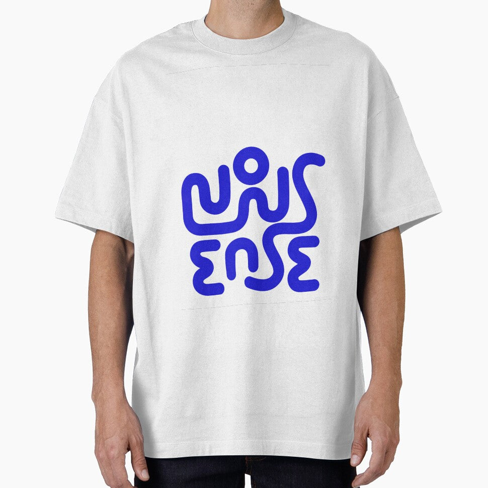 Nonsense Bold Minimal Abstract Typographic Design by sixsixninenine T-Shirts, Hoodie, Sweatshirt | BlankRebels.com (Image 1)