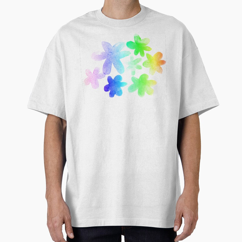 Floral artistic watercolor pattern by lausn T-Shirts, Hoodie, Sweatshirt | BlankRebels.com (Image 1)