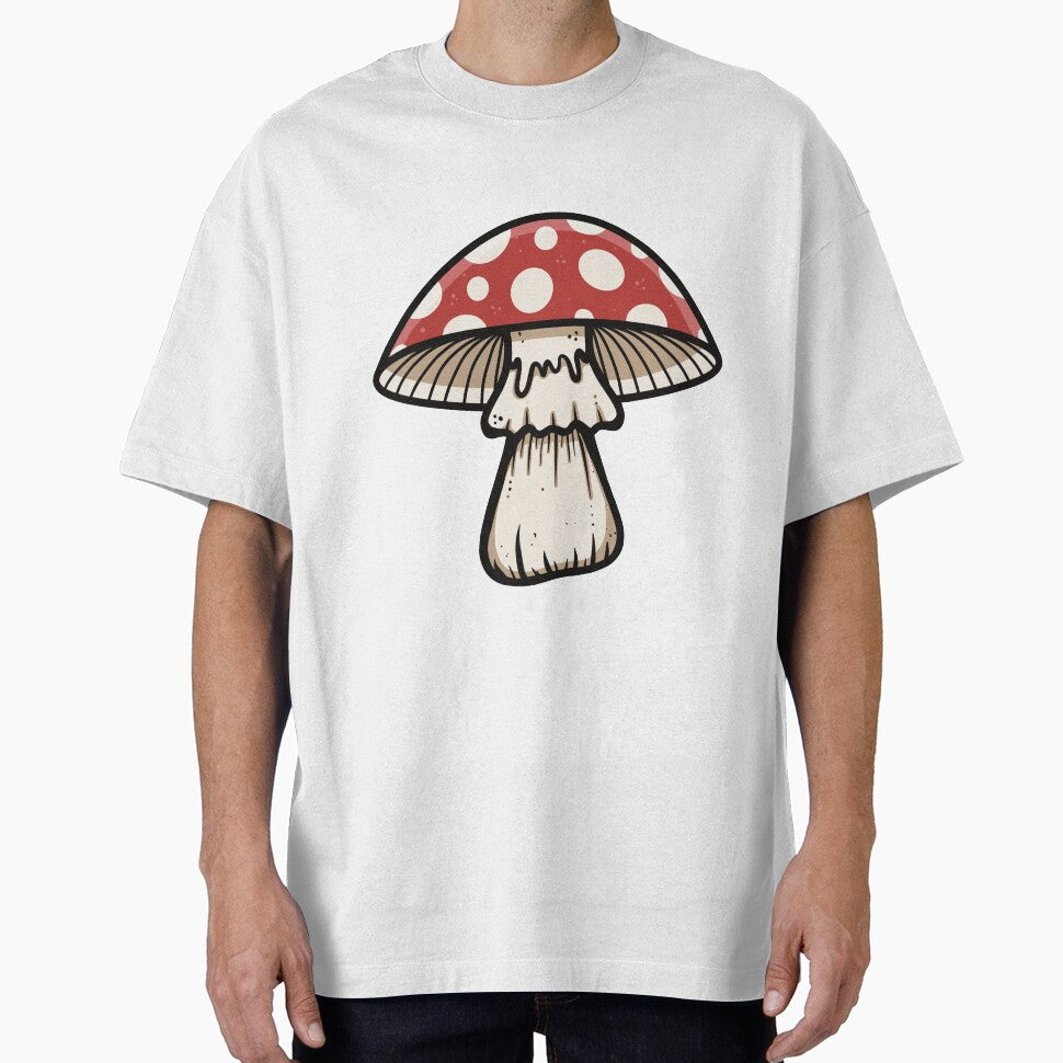 Forest Mushroom - Red by RedFawnDesigns T-Shirts, Hoodie, Sweatshirt | BlankRebels.com (Image 1)