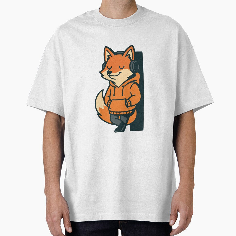 Cool Hoodie Fox - Urban Cartoon Animal by CoolThings Creative T-Shirts, Sweatshirt | BlankRebels.com (Image 1)