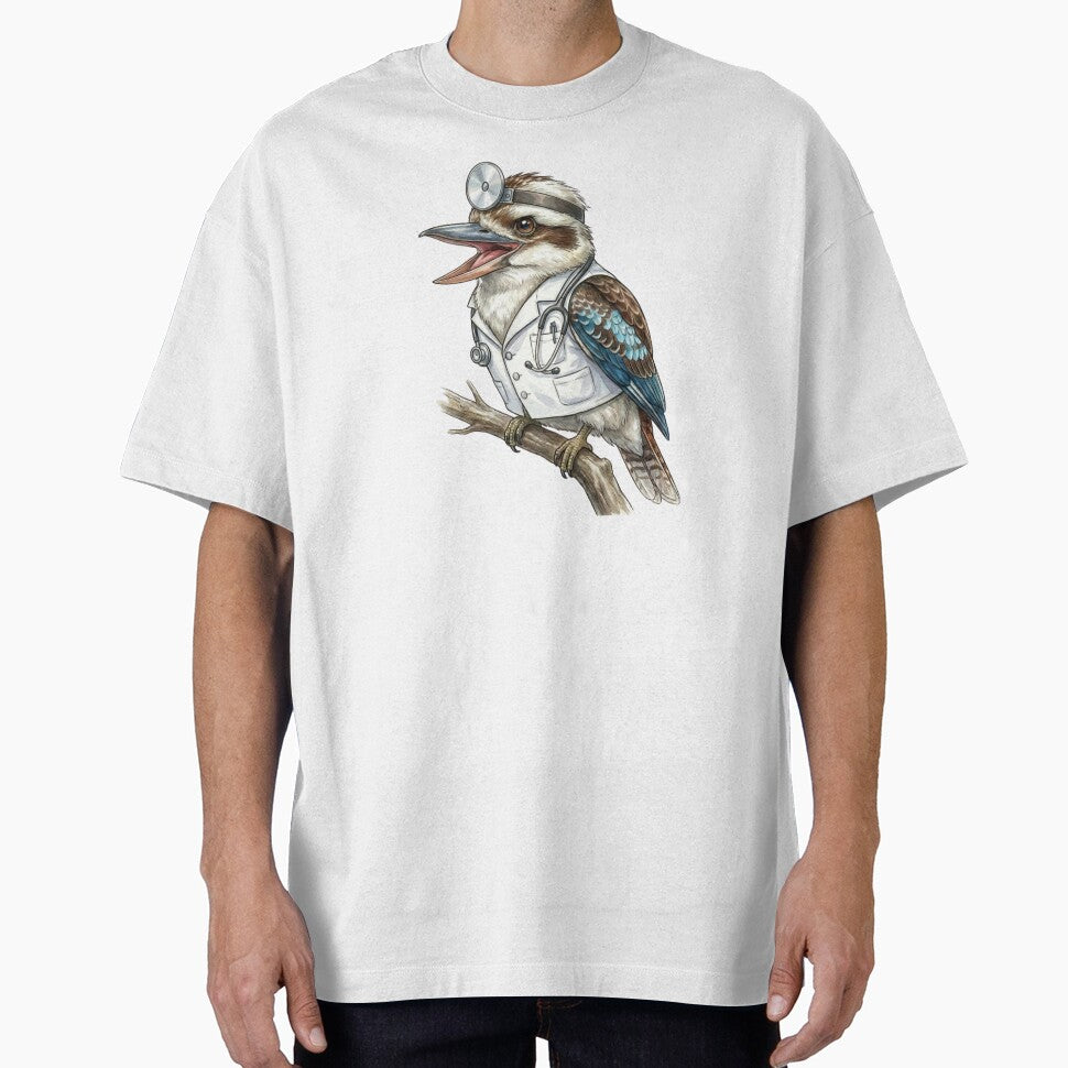 Future Doctor Kookaburra – Cute Medical Student Bird Illustration Gift by Wennebabs T-Shirts, Hoodie, Sweatshirt (Image 1)