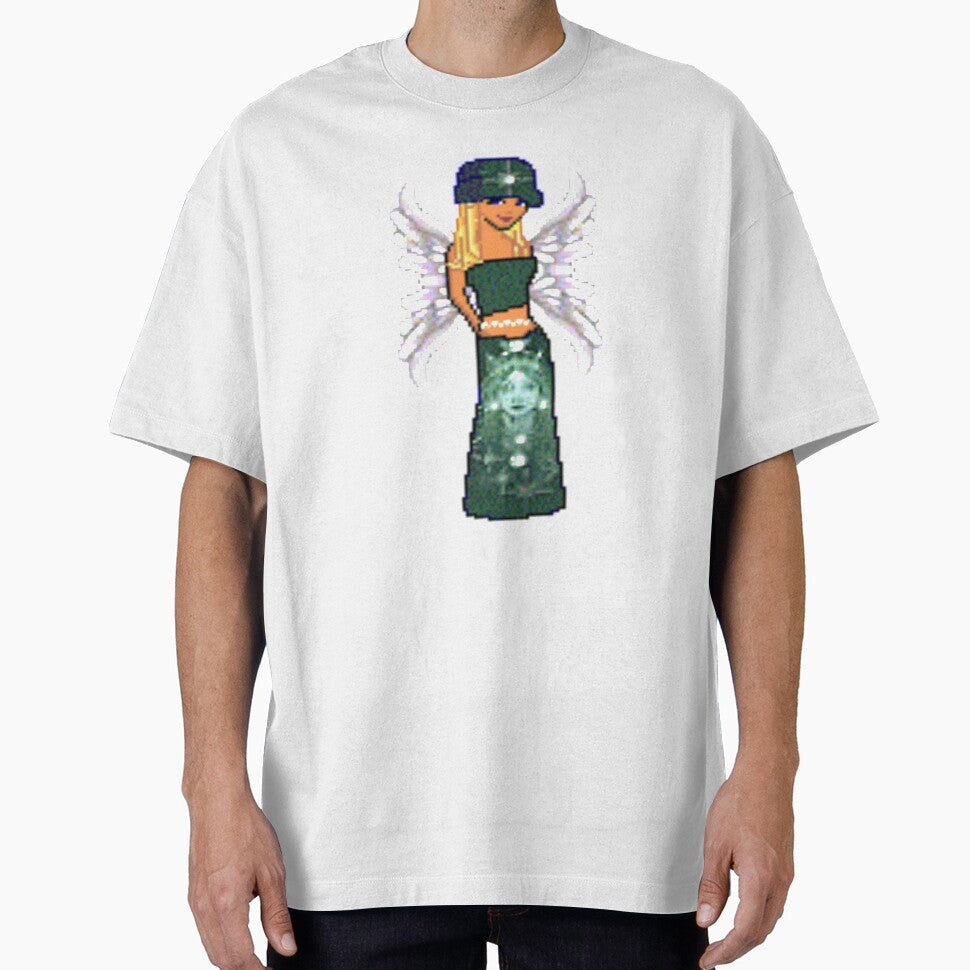 dollz mania pixelated doll 2000s blonde hair pretty fairy by stickersbyro ☆ T-Shirts, Hoodie, Sweatshirt (Image 1)