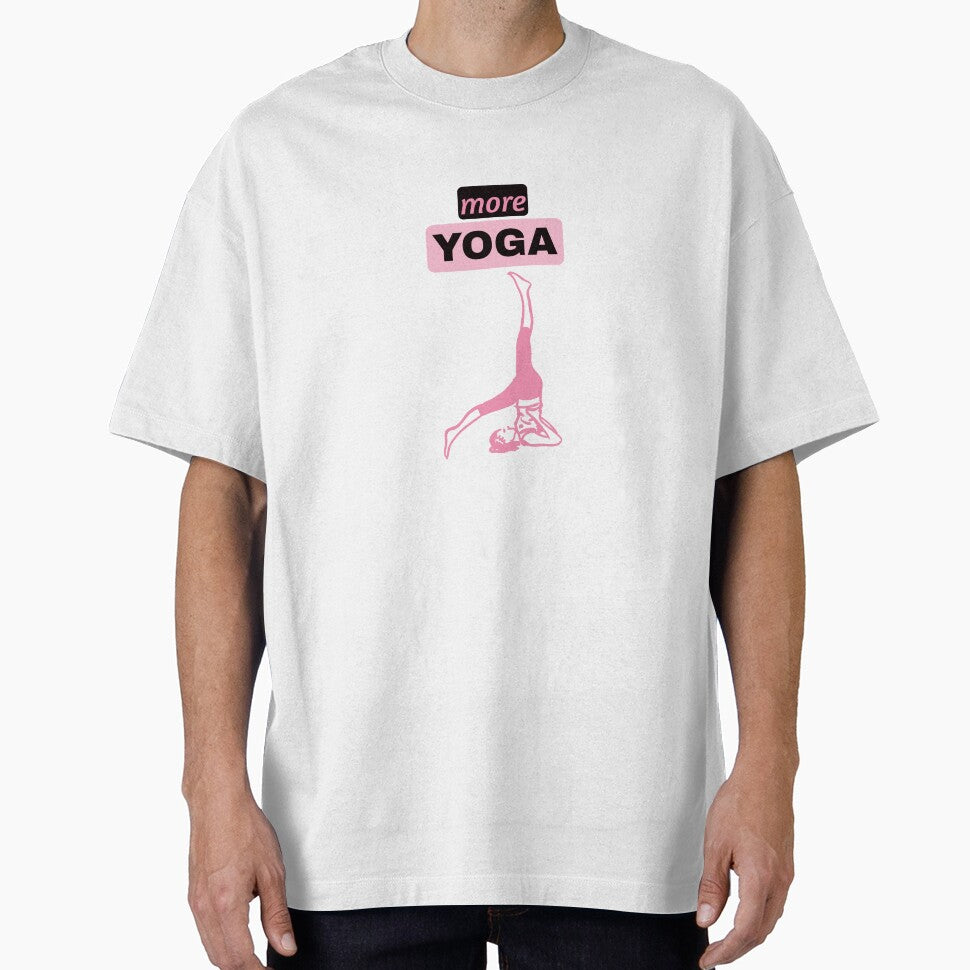 More Yoga – Minimal Yoga Pose Design for Fitness & Mindfulness Lovers by Giota29