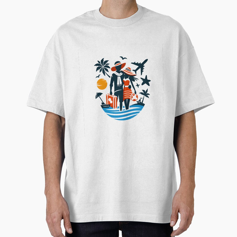 Couple in valentines day Holiday vacations mood enjoying moment. by vectorillus T-Shirts, Hoodie, Sweatshirt (Image 1)