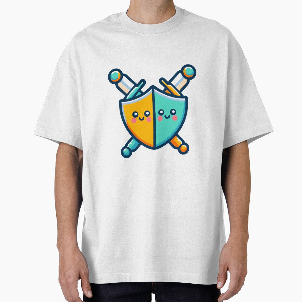 Kawaii Swords and Shields - Cute Medieval Weaponry by Akioos T-Shirts, Hoodie, Sweatshirt | BlankRebels.com (Image 1)