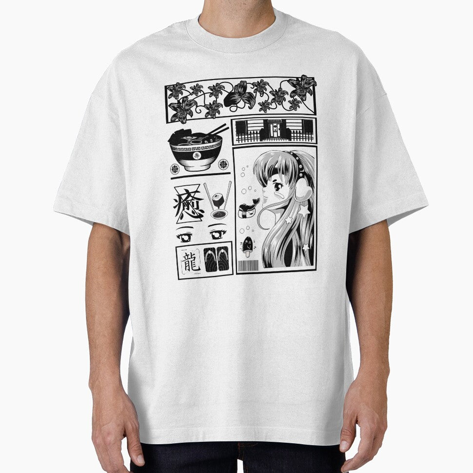 Japanese Anime Mix Vaporwave Aesthetic Japan Classic by vibeno1 T-Shirts, Hoodie, Sweatshirt | BlankRebels.com (Image 1)