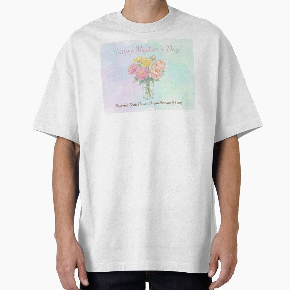Mother's Day - November Birth Flower by HeyyItsNikki T-Shirts, Hoodie, Sweatshirt | BlankRebels.com (Image 1)