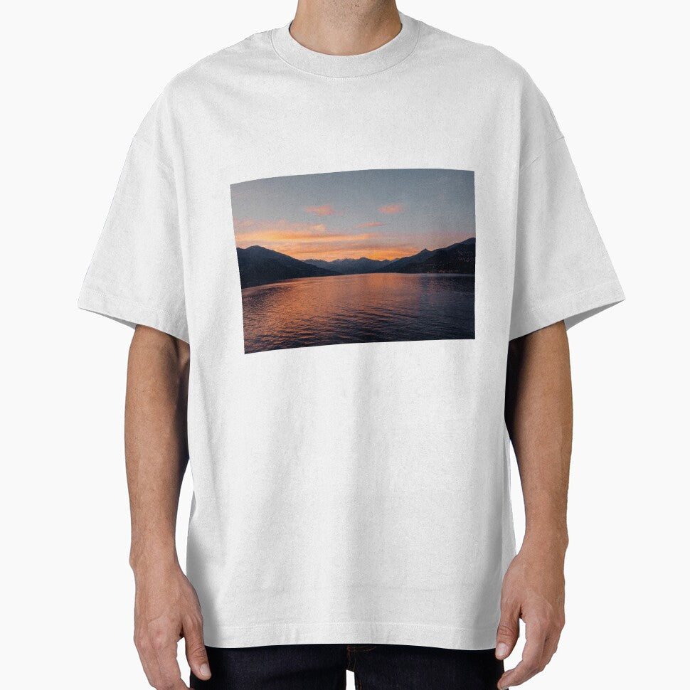 Lake Como, Italy, Sunset by newburyboutique T-Shirts, Hoodie, Sweatshirt | BlankRebels.com (Image 1)