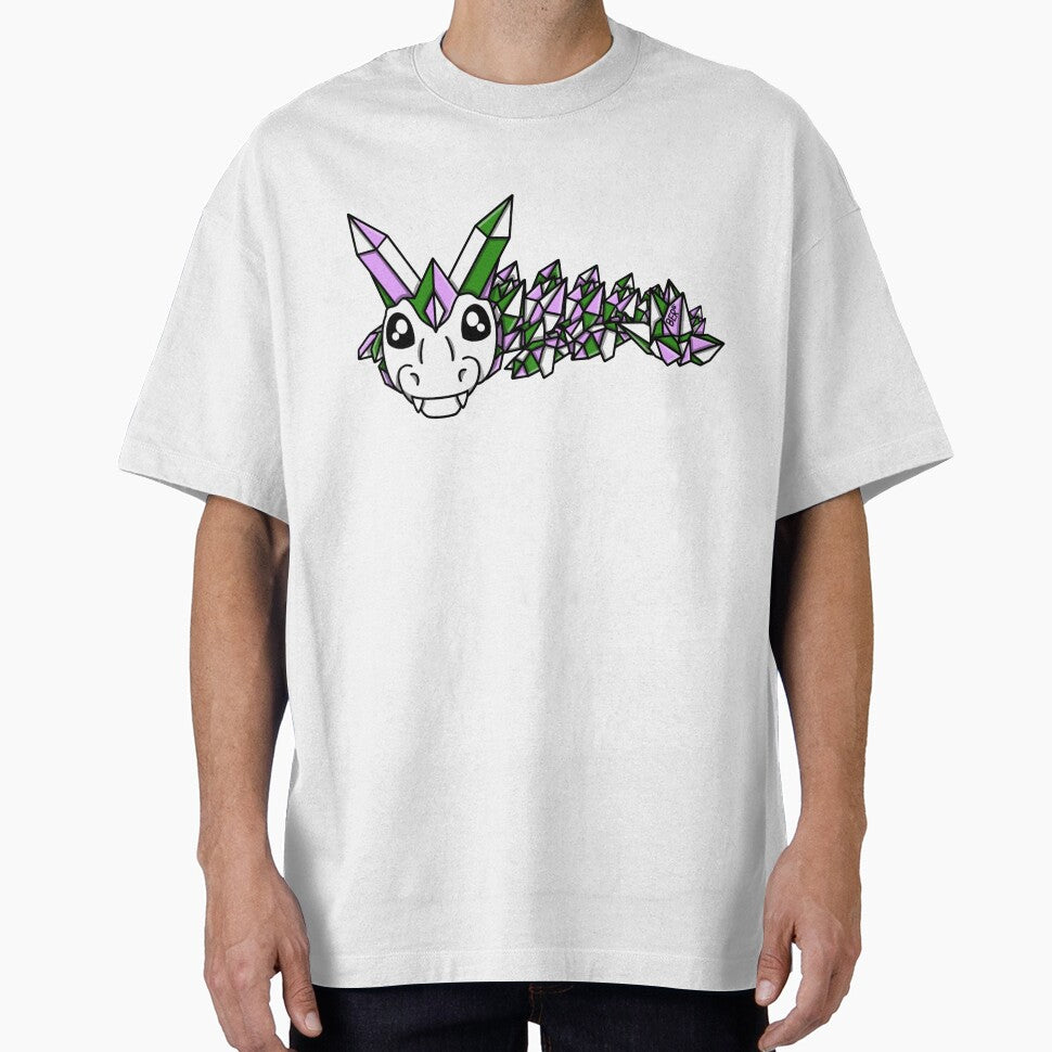 Genderqueer Pride Crystal Fidget Dragon by SentABear T-Shirts, Hoodie, Sweatshirt | BlankRebels.com (Image 1)