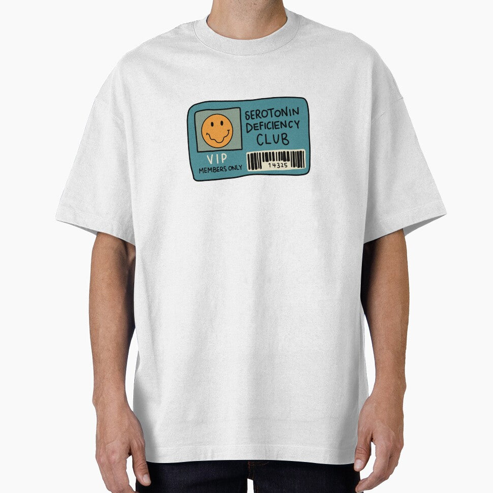 Serotonin deficiency club membership card by aziza-doodles T-Shirts, Hoodie, Sweatshirt | BlankRebels.com (Image 1)