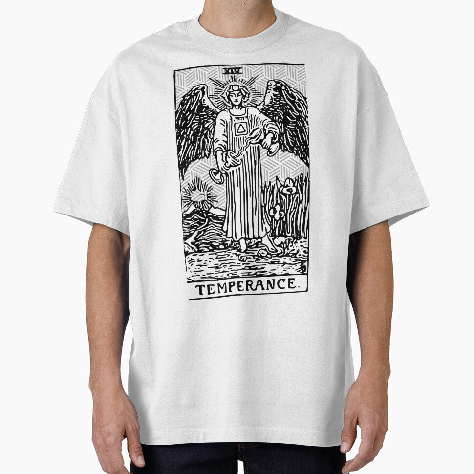 Temperance - A Geometric Tarot Print by Annalee Beer T-Shirts, Hoodie, Sweatshirt | BlankRebels.com (Image 1)