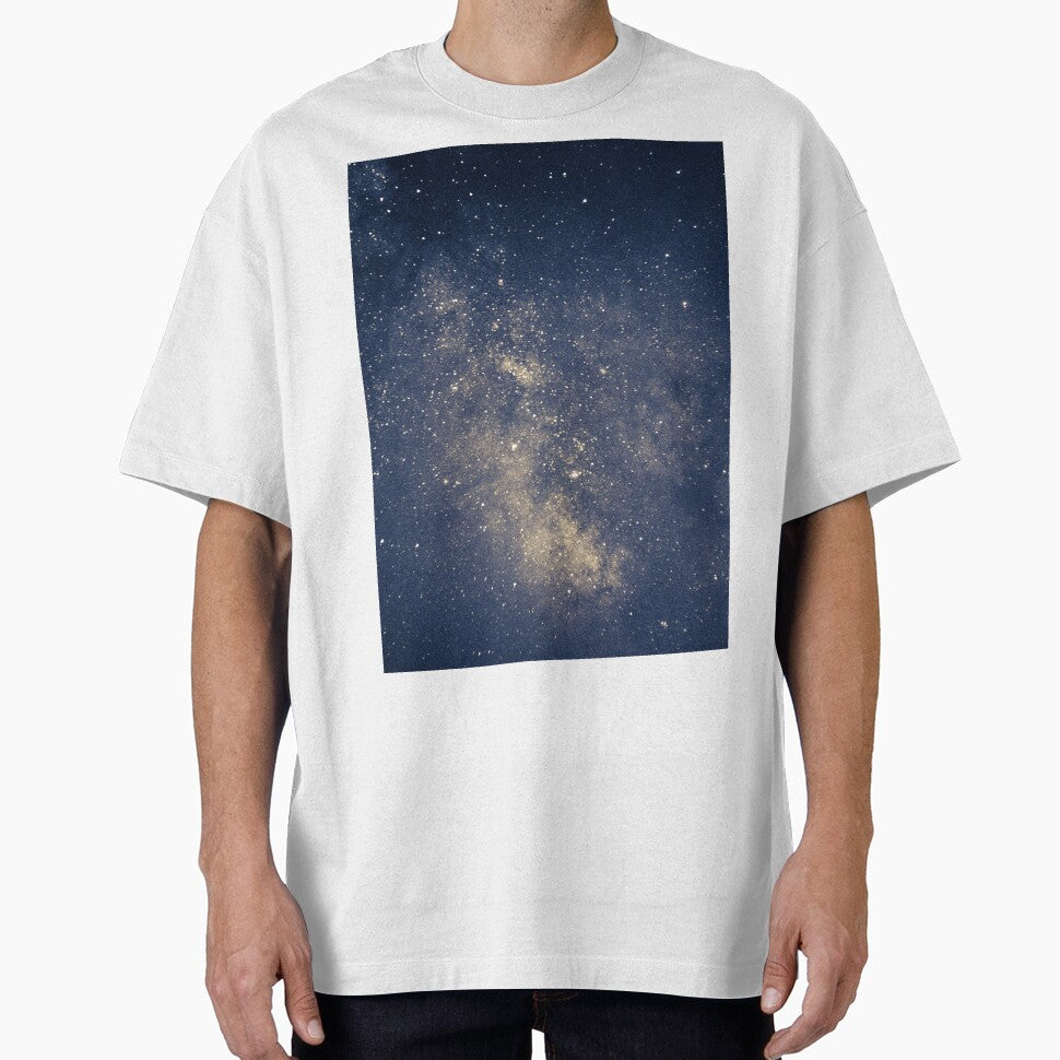 Yellow particles in  a starry night by DelightfulArts T-Shirts, Hoodie, Sweatshirt | BlankRebels.com (Image 1)