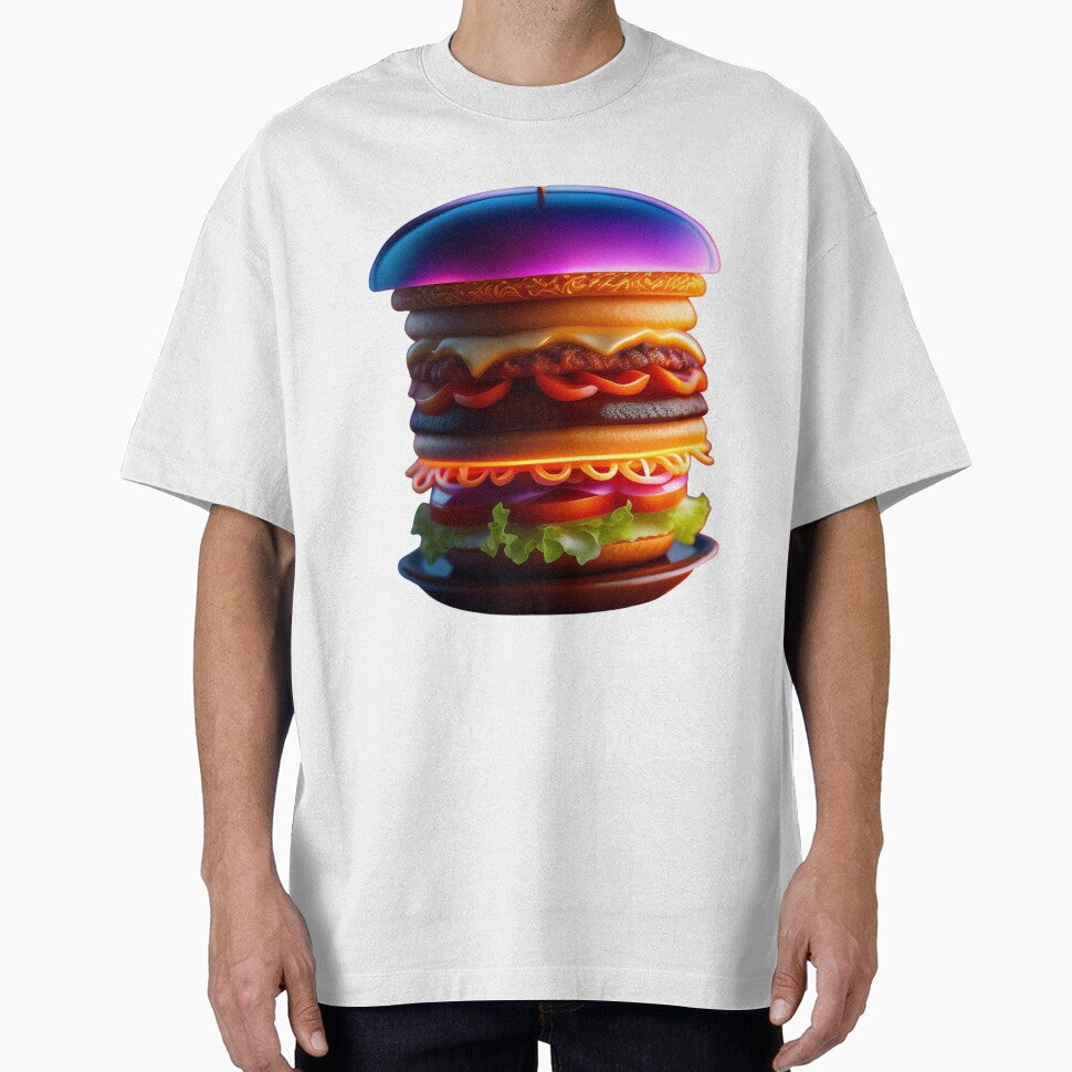 double ai burger by aipaint T-Shirts, Hoodie, Sweatshirt | BlankRebels.com (Image 1)