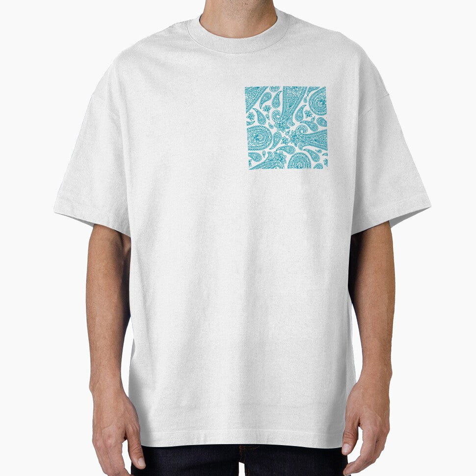 blue boho print Ibiza style by Renartdesign