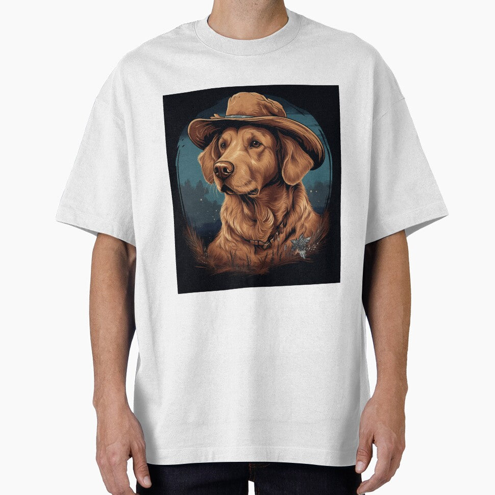 Golden Retriever Cowboy by Samuelsboro T-Shirts, Hoodie, Sweatshirt | BlankRebels.com (Image 1)