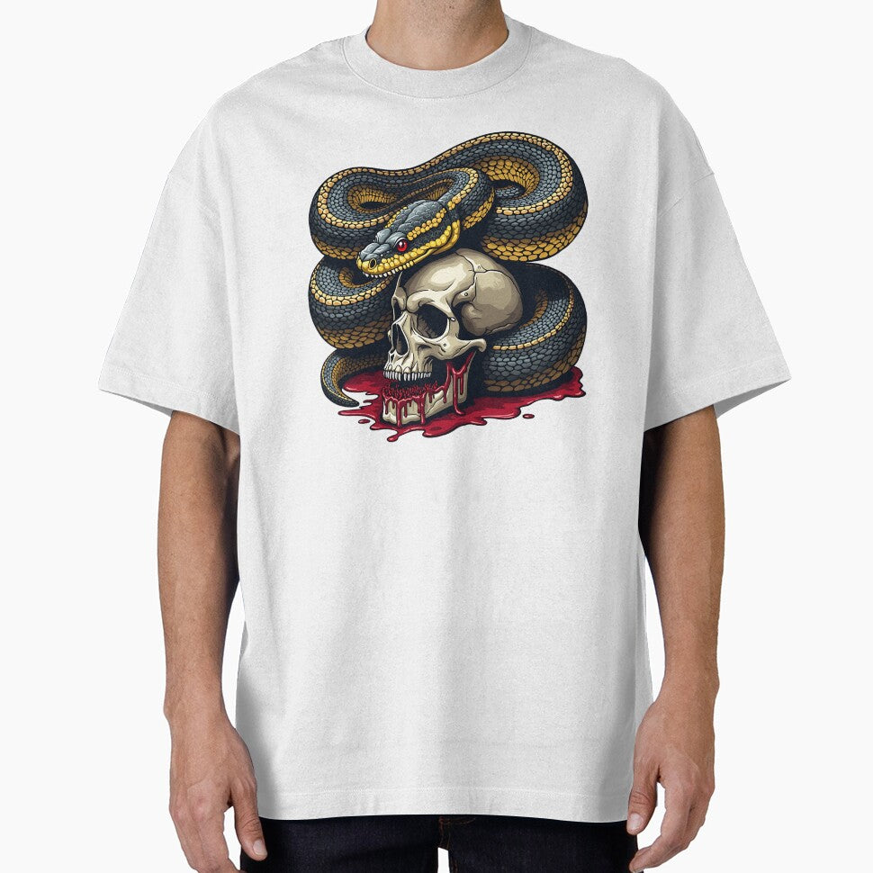 skull & snake by rajdigitalarts T-Shirts, Hoodie, Sweatshirt | BlankRebels.com (Image 1)