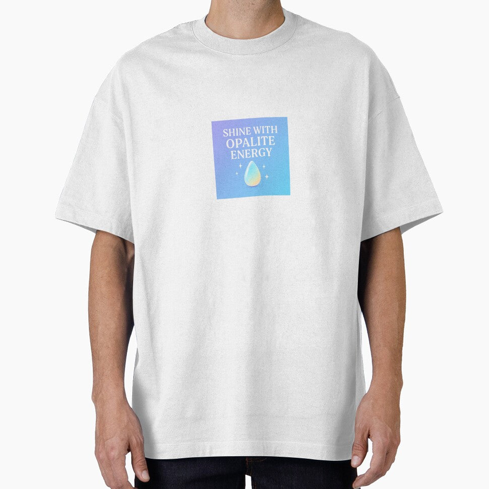 ✨ Shine with Opalite Energy – Positive Vibes Crystal Design by LoaiArt T-Shirts, Hoodie, Sweatshirt (Image 1)