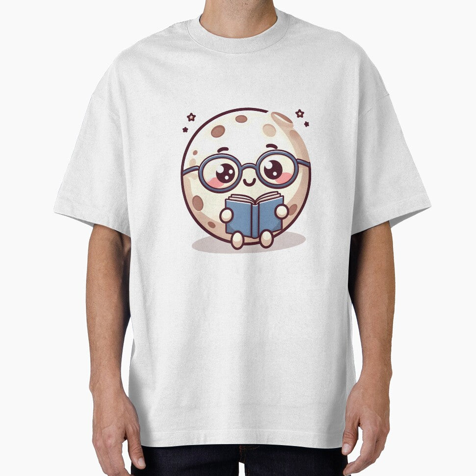 Kawaii Moon With Glasses by CanvasCutie T-Shirts, Hoodie, Sweatshirt | BlankRebels.com (Image 1)