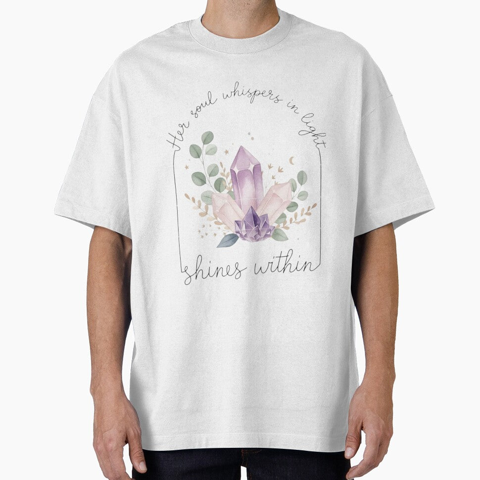 Her Soul Shines Within – Crystal Light Feminine Energy Design by Furr-n-Purr T-Shirts, Hoodie, Sweatshirt (Image 1)