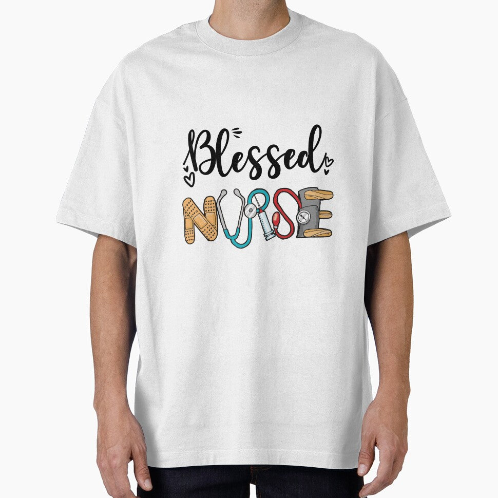 Blessed Nurse Hand Drawing by VickyCloset T-Shirts, Hoodie, Sweatshirt | BlankRebels.com (Image 1)