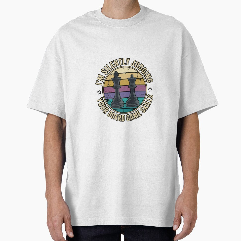 I’m Silently Judging Your Board Game Skills – Funny Retro Chess Gamer by w66aboo T-Shirts, Hoodie, Sweatshirt (Image 1)