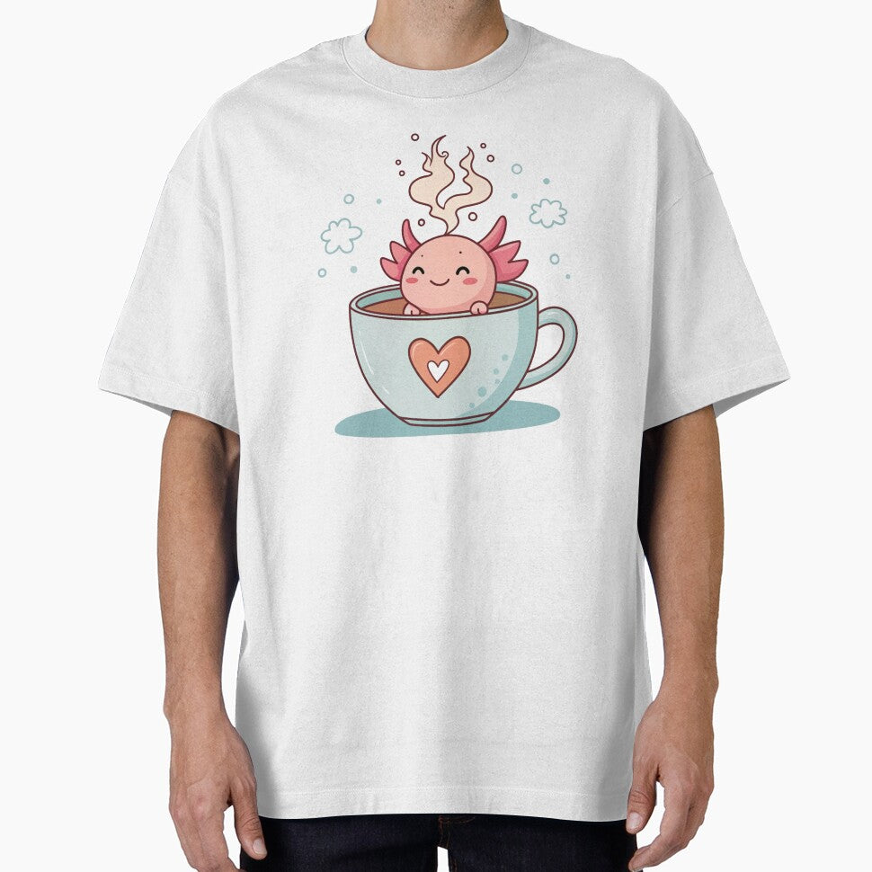 Axolotl Coffee Break by SignumShop T-Shirts, Hoodie, Sweatshirt | BlankRebels.com (Image 1)