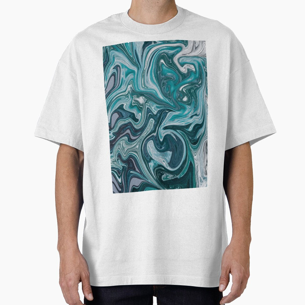 blue ocean wave by hyconicdesigns T-Shirts, Hoodie, Sweatshirt | BlankRebels.com (Image 1)