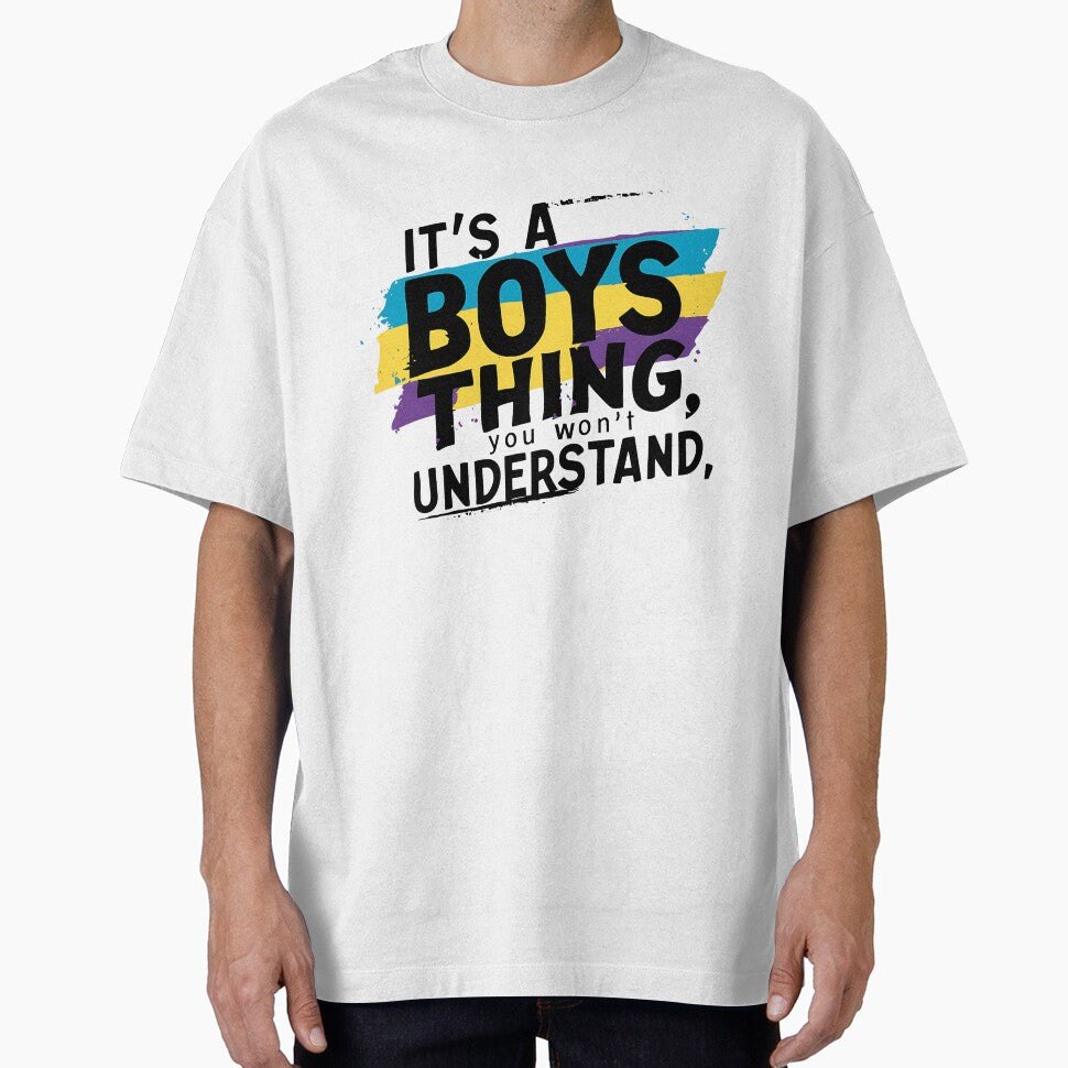It`s A Boys Thing You Won`t Understand Retro Color Brushes Typographic Design by Raise2Shine T-Shirts, Hoodie,... (Image 1)