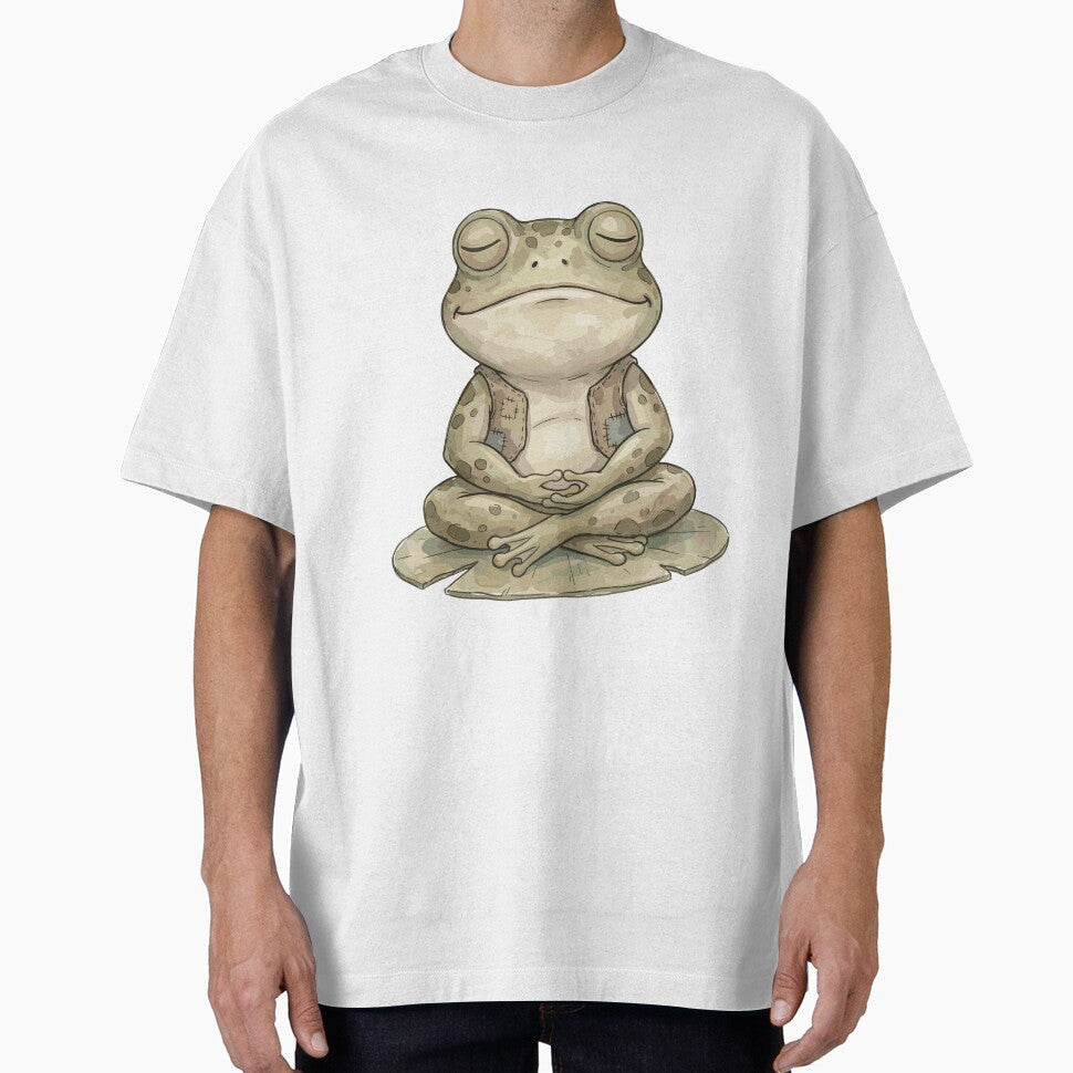 Cute Yoga: Lotus Pose Frog by bapupa T-Shirts, Hoodie, Sweatshirt | BlankRebels.com (Image 1)