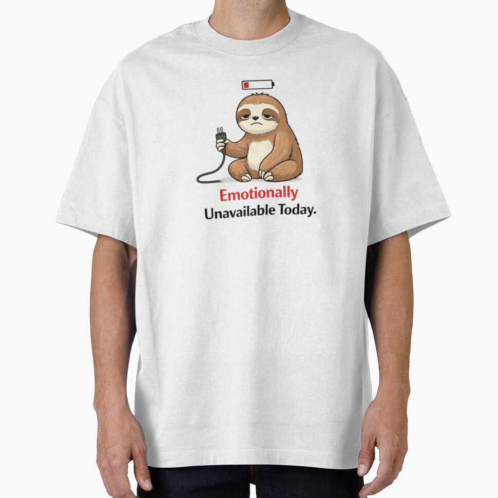 Emotionally Unavailable Today by Hiranyakashipu S T-Shirts, Hoodie, Sweatshirt | BlankRebels.com (Image 1)