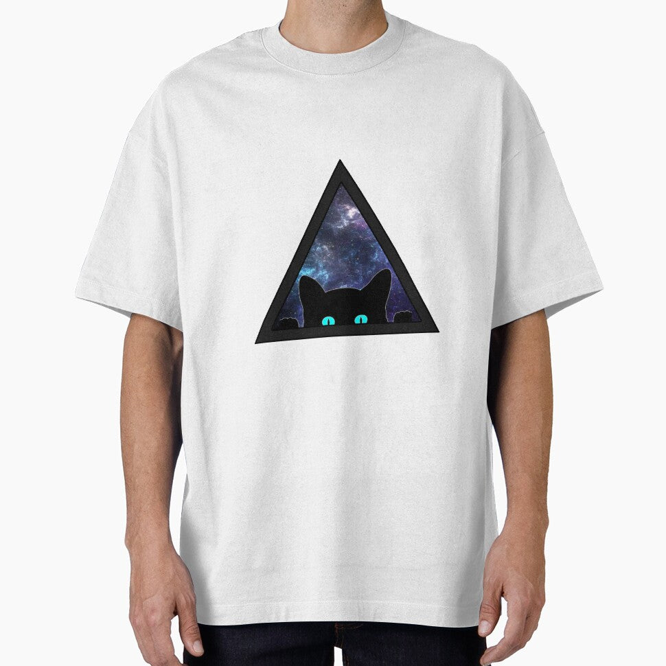 Cat Space Triangle by Swirlstache T-Shirts, Hoodie, Sweatshirt | BlankRebels.com (Image 1)