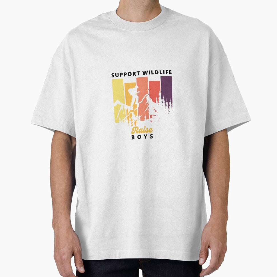 Support wildlife...raise boys! by Andrea Papatheocharous T-Shirts, Hoodie, Sweatshirt | BlankRebels.com (Image 1)