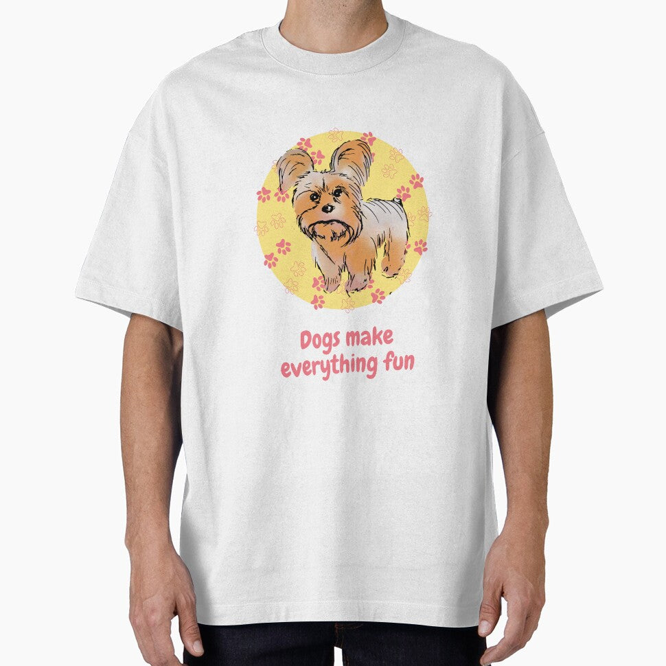 Dogs Make Everything Fun | Playful Dog Lover Design by Odd shloox T-Shirts, Hoodie, Sweatshirt | BlankRebels.com (Image 1)