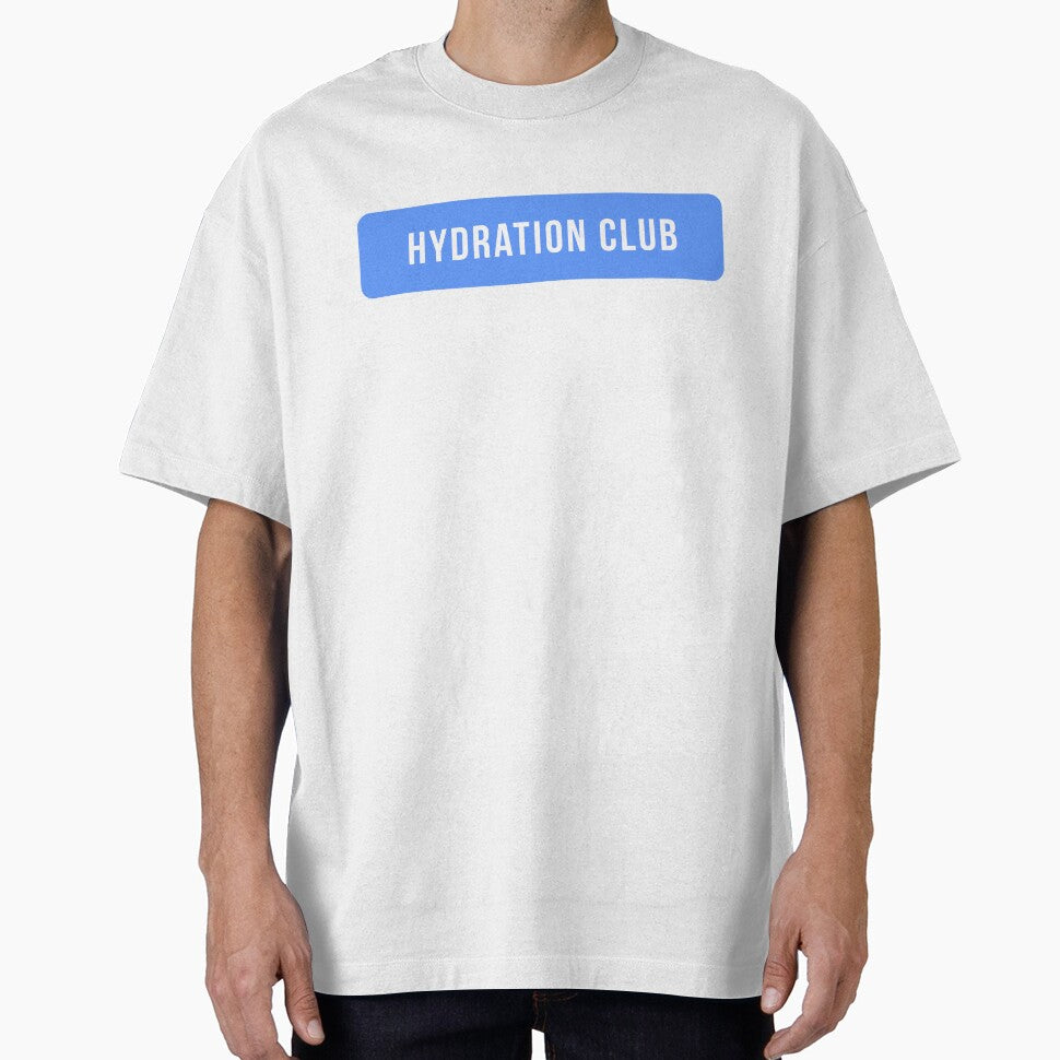 Hydration Club Sticker – Minimal Wellness Club Typography by Identity Club Co T-Shirts, Hoodie, Sweatshirt (Image 1)