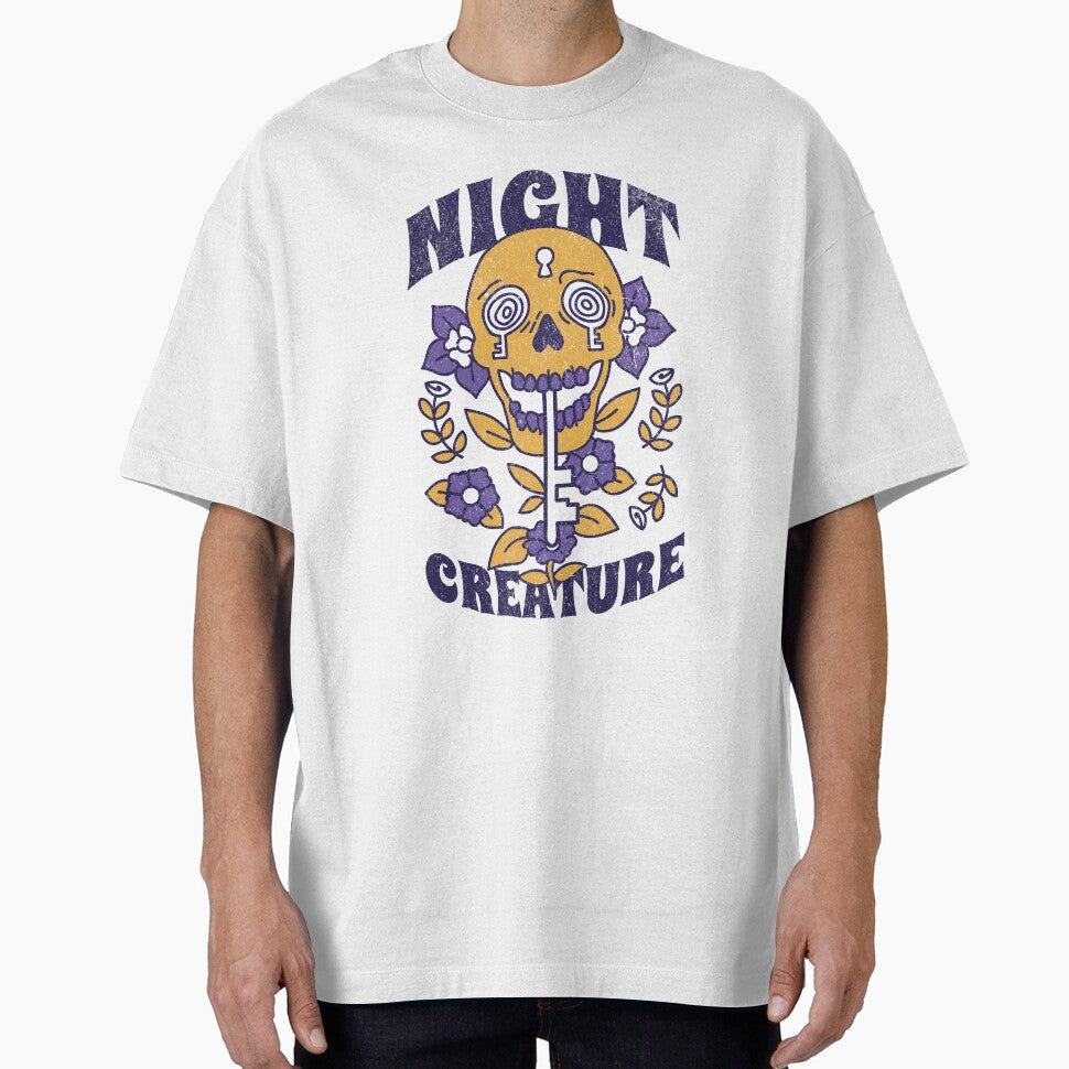 Night Creature Skull Flower by WhistlingSnail T-Shirts, Hoodie, Sweatshirt | BlankRebels.com (Image 1)