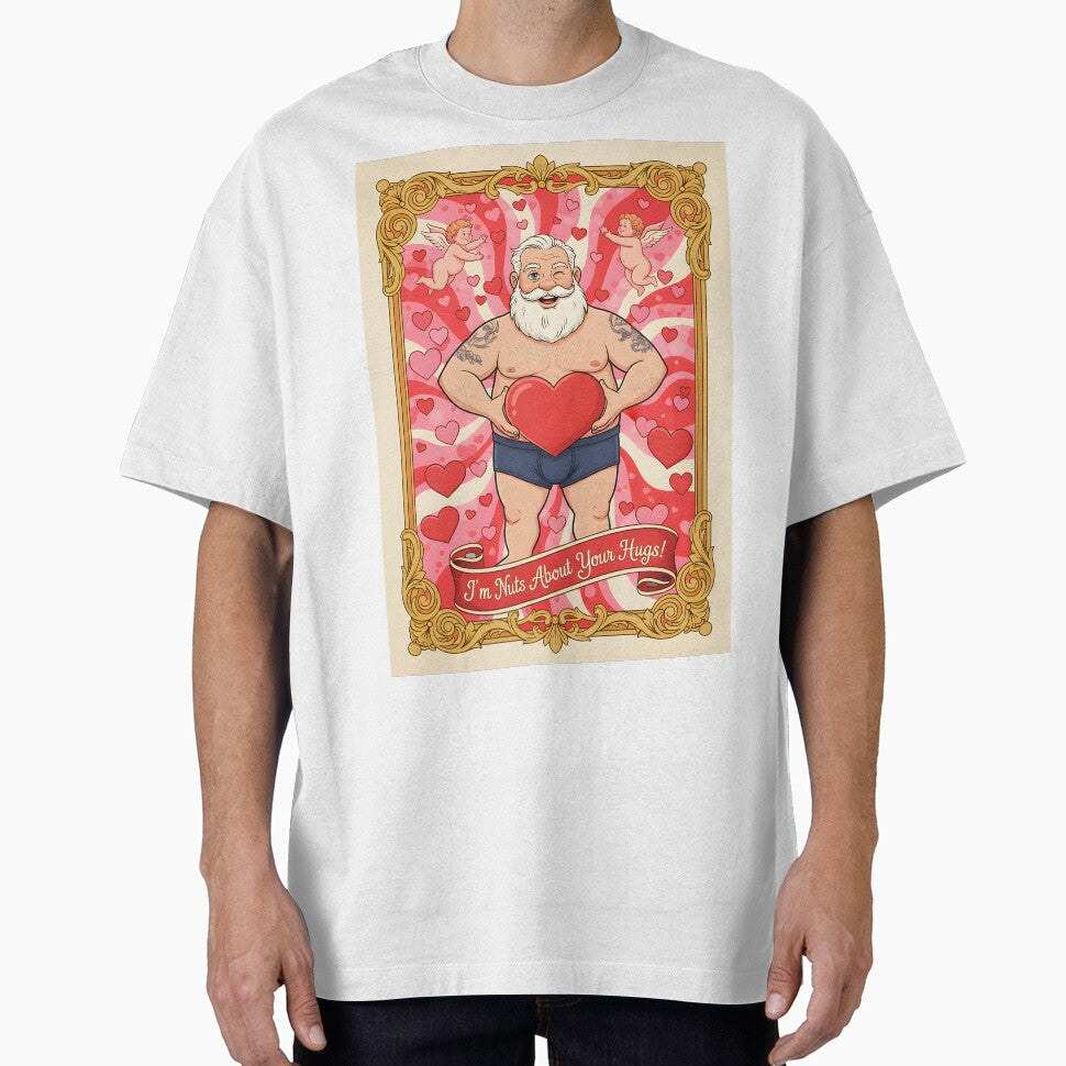 Nuts About Your Hugs! ? A Whimsical Valentine with Cherubs, Hearts, and a Bearded Gentleman ? by Black Rainbow... (Image 1)