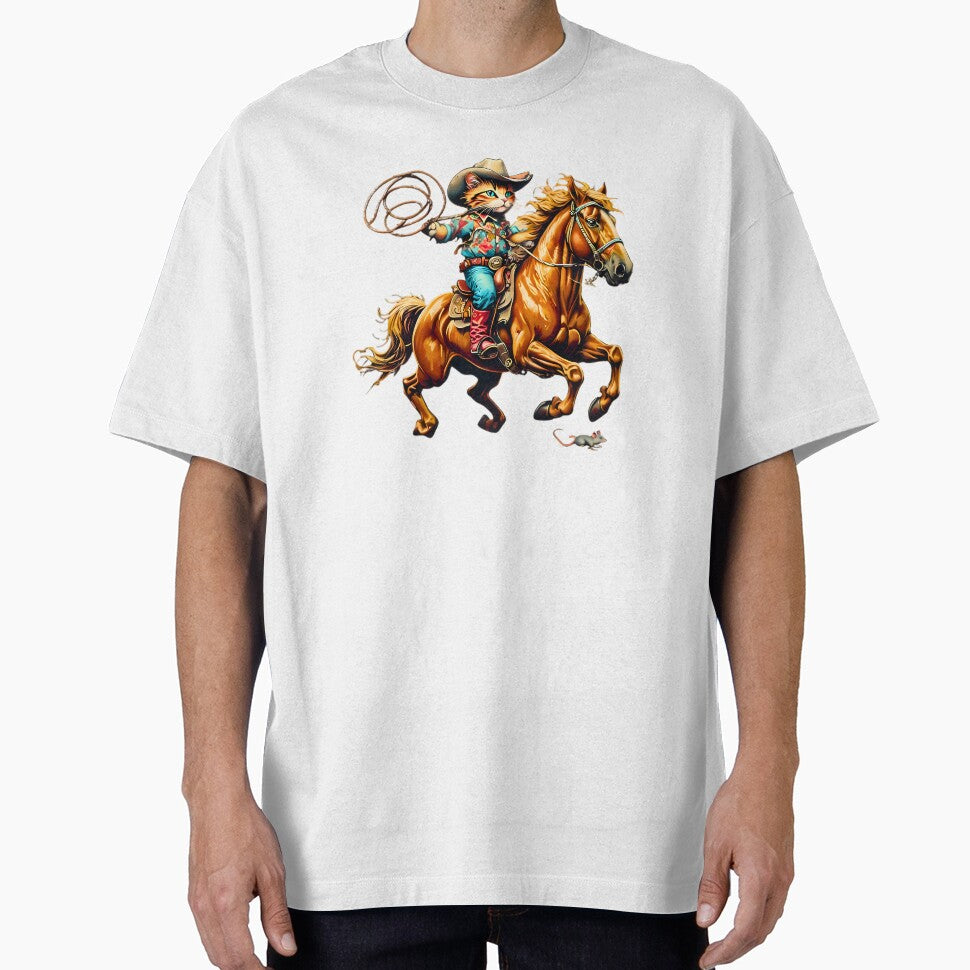 Cowboy Cat Riding a Horse by LmDSStore T-Shirts, Hoodie, Sweatshirt | BlankRebels.com (Image 1)