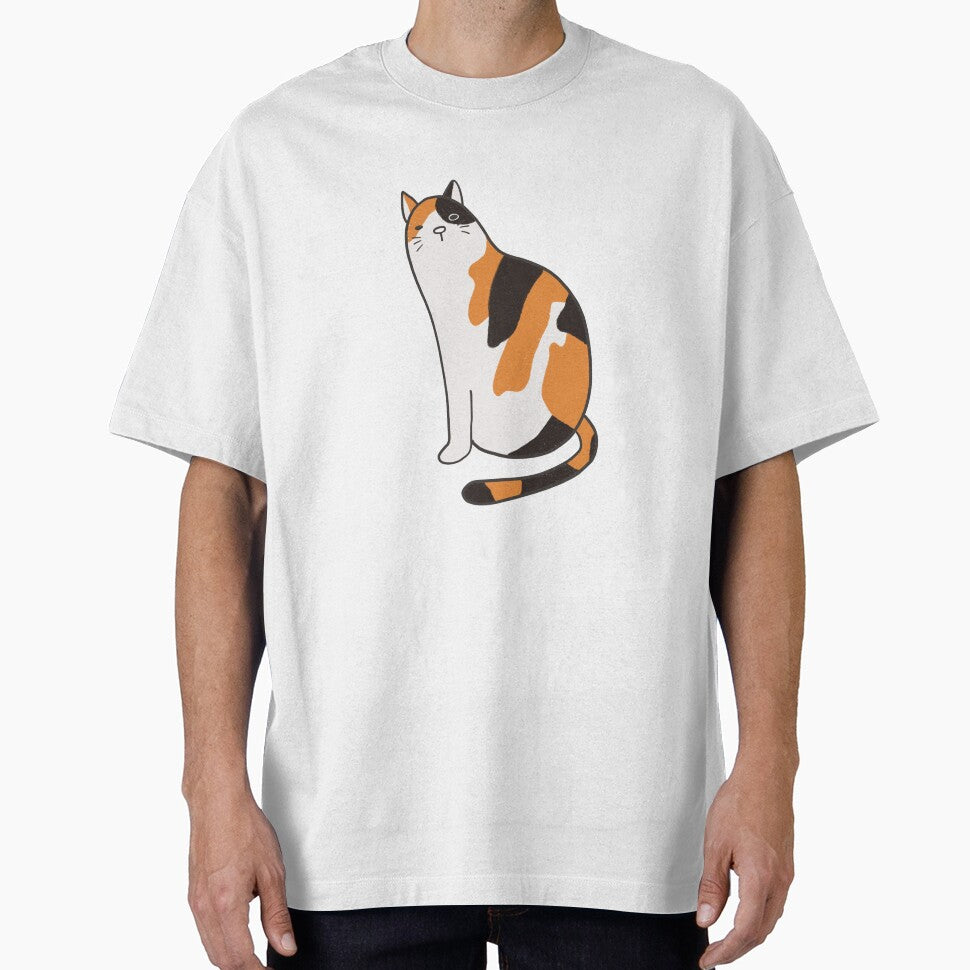 Calico cat relaxing by Manyyiim T-Shirts, Hoodie, Sweatshirt | BlankRebels.com (Image 1)