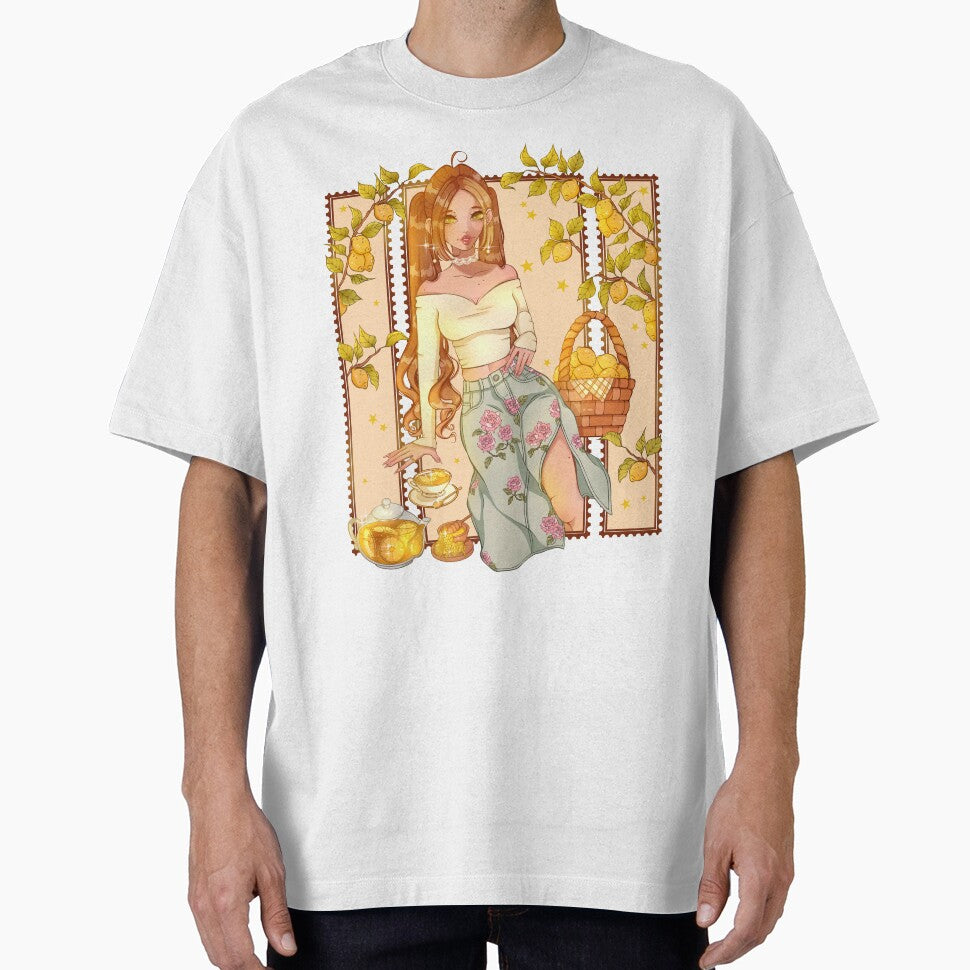 Lemon Tea Girl by tulipicetea T-Shirts, Hoodie, Sweatshirt | BlankRebels.com (Image 1)