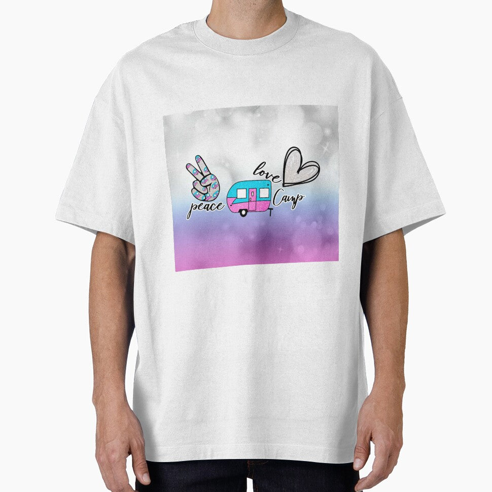 PEACE LOVE CAMPING by chanchan79 T-Shirts, Hoodie, Sweatshirt | BlankRebels.com (Image 1)