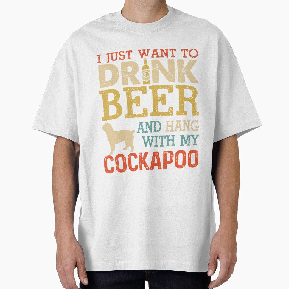 Cockapoo Dad Drink Beer Hang With Dog Funny Men Vintage by WeberArtFashion T-Shirts, Hoodie, Sweatshirt (Image 1)