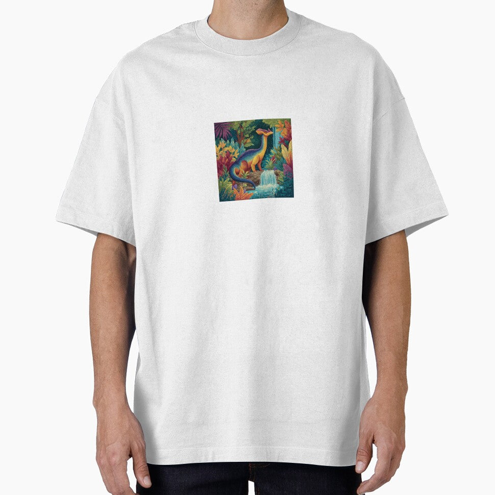 Majestic Parasaurolophus in Rainforest by Bambear T-Shirts, Hoodie, Sweatshirt | BlankRebels.com (Image 1)