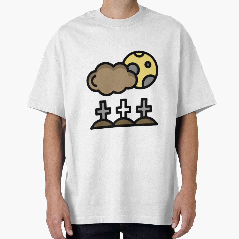 Tombs in graveyard by kattilako T-Shirts, Hoodie, Sweatshirt | BlankRebels.com (Image 1)