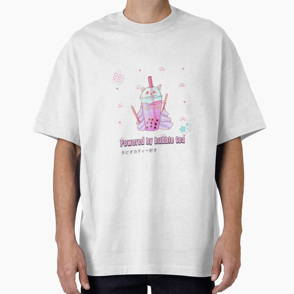 Powered by Bubble Tea by Winter--Flowers T-Shirts, Hoodie, Sweatshirt | BlankRebels.com (Image 1)