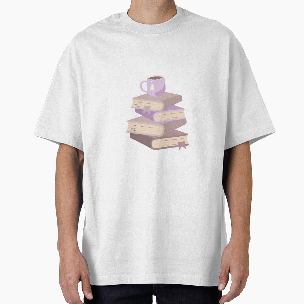 Violet Book Stack by lollydesigned T-Shirts, Hoodie, Sweatshirt | BlankRebels.com (Image 1)