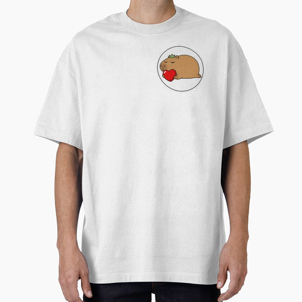 Capybara lover Cute Minimalista by Studioyasmin T-Shirts, Hoodie, Sweatshirt | BlankRebels.com (Image 1)