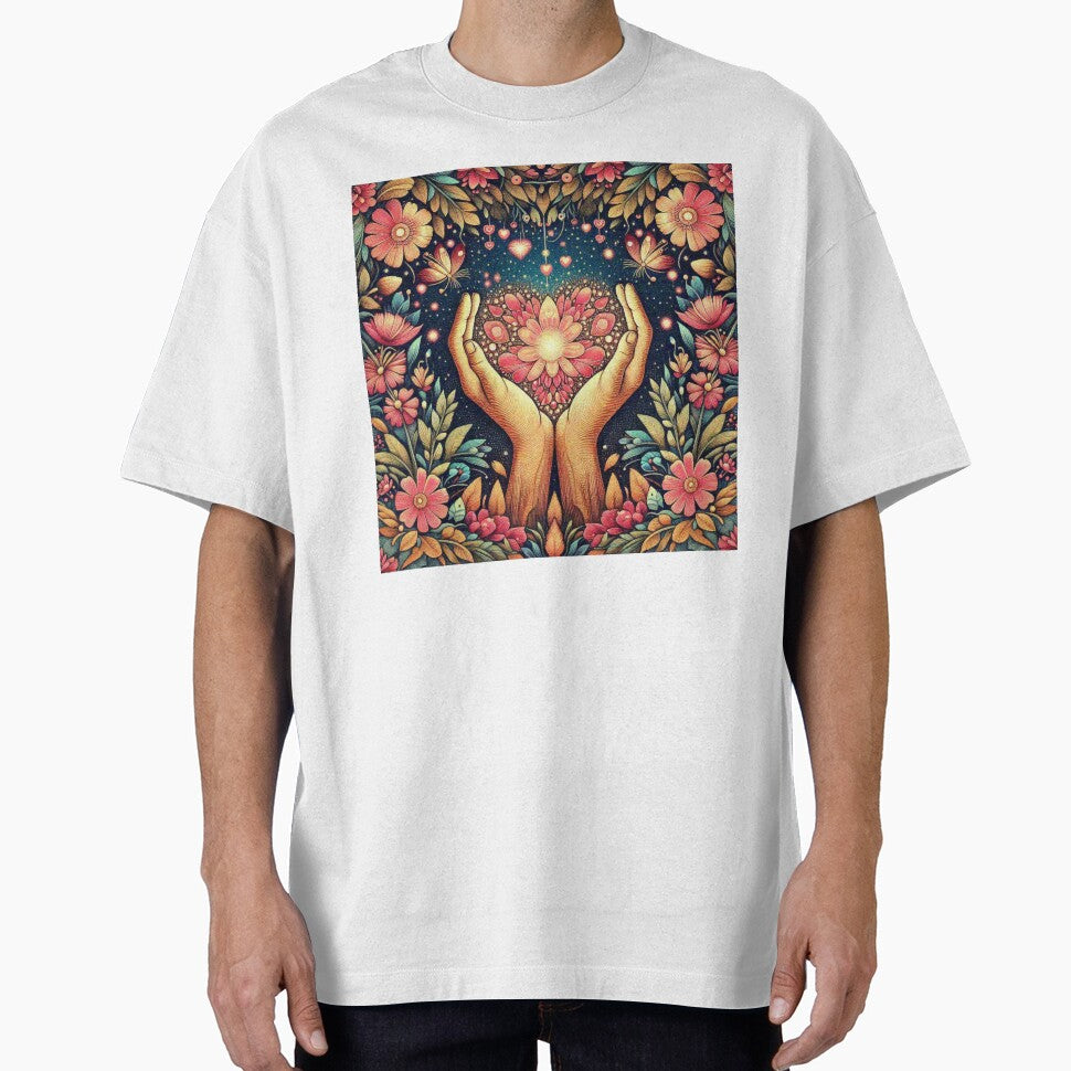 Flower Floral Heart Mothers Day Gift by Illuministique T-Shirts, Hoodie, Sweatshirt | BlankRebels.com (Image 1)